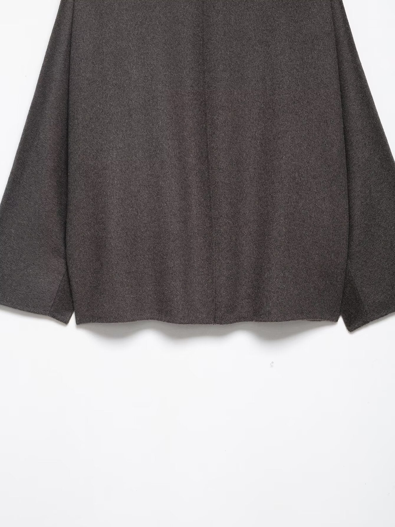 Charcoal gray textured Langry fashion blazer with wide lapels