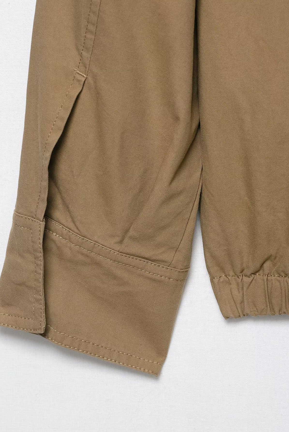 Langry fashion khaki cargo pants with elastic waistband and pockets