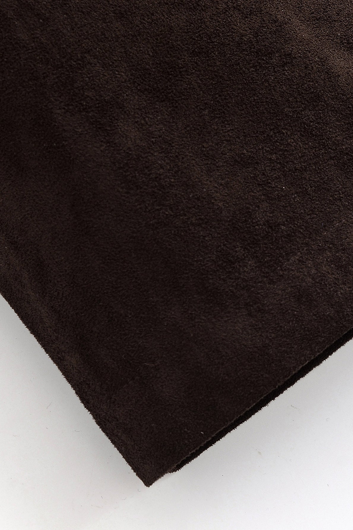 Langry fashion brown suede leather wallet case for sheath skirt