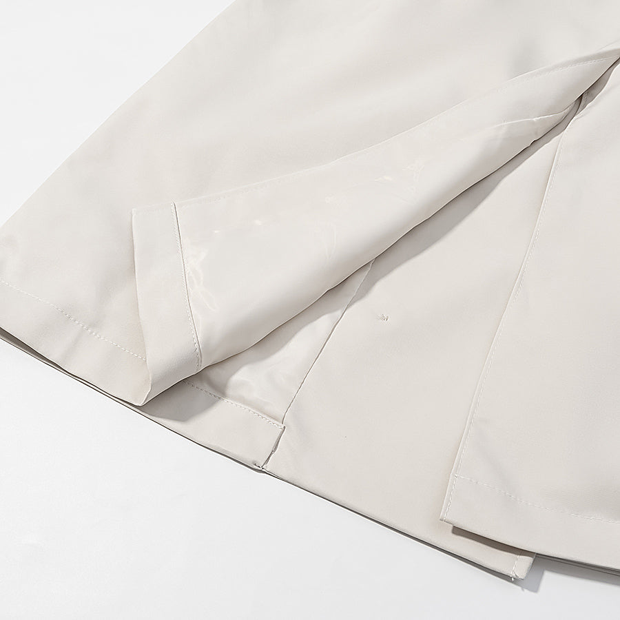Cream-colored cotton sheet set in Langry fashion style