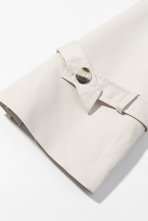 Langry fashion cream-colored shirt cuff on Windbreaker Winter Jacket