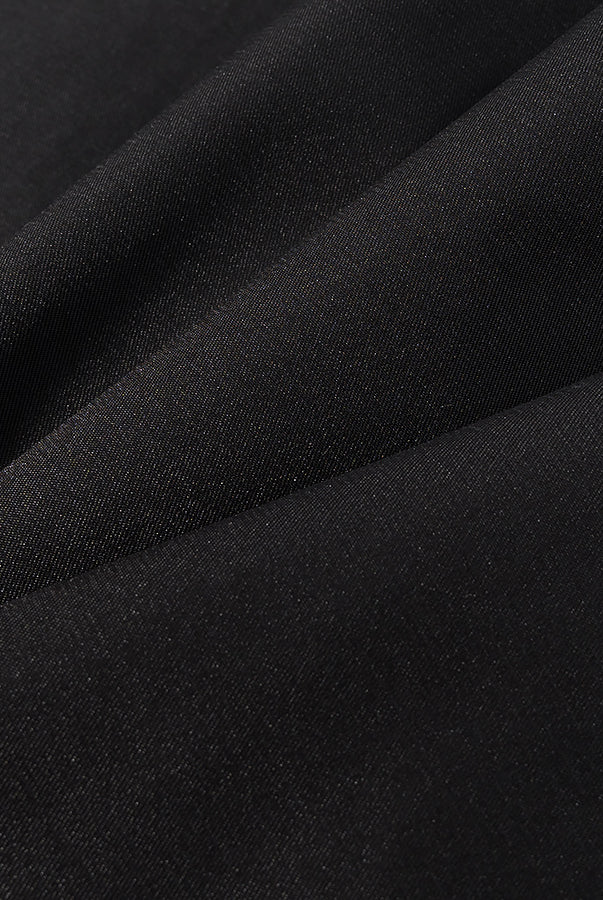 Fashionable langry black velvet cushion for trench coat, soft texture