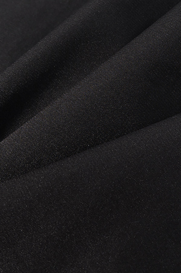 Fashionable langry black velvet cushion for trench coat, soft texture