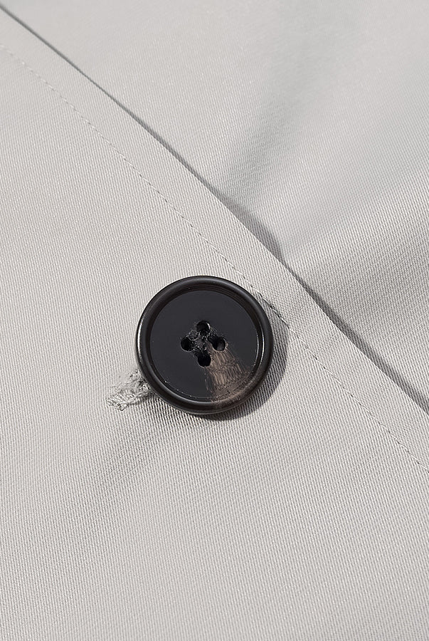 Black button on langry fashion loose long sleeve coat jacket