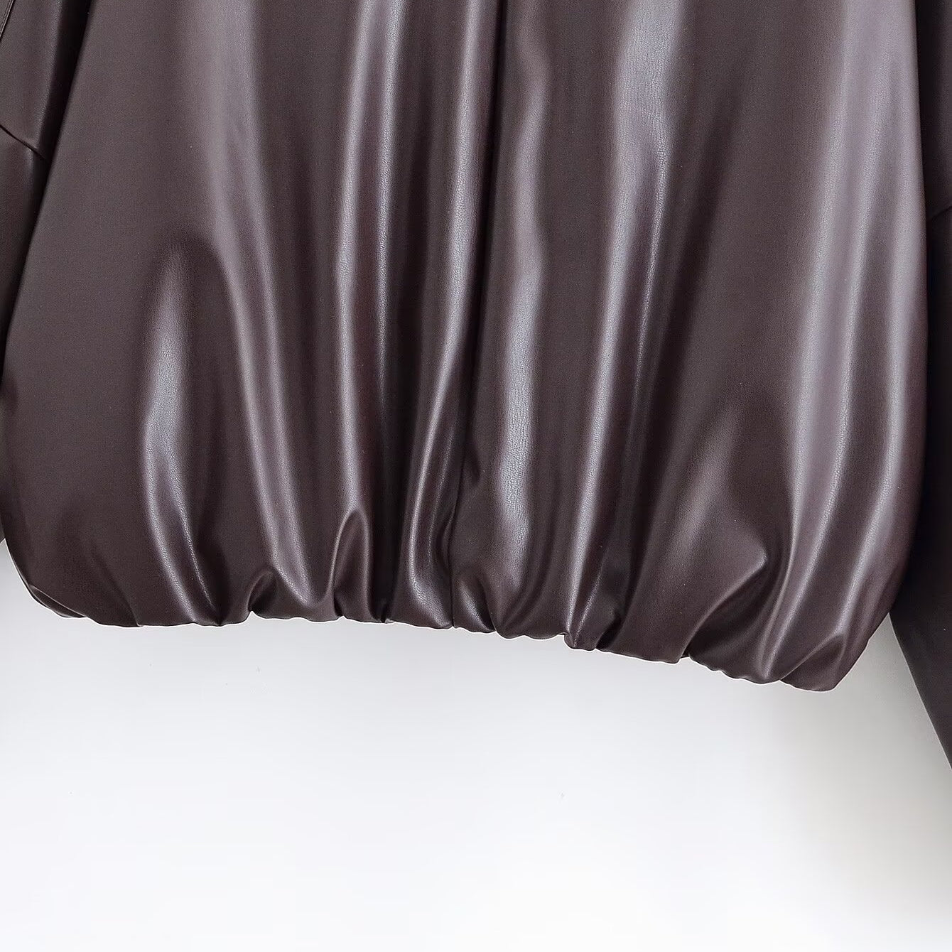 Langry fashion brown satin ruffled bed skirt with pleated design
