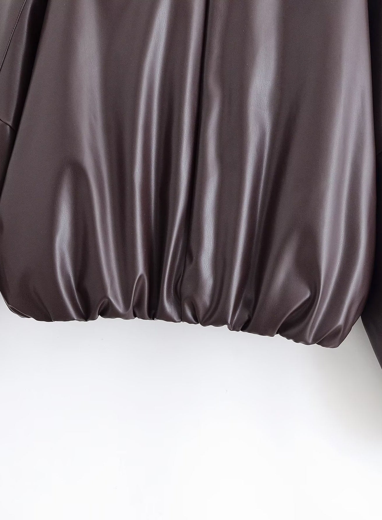 Langry fashion brown satin ruffled bed skirt with pleated design