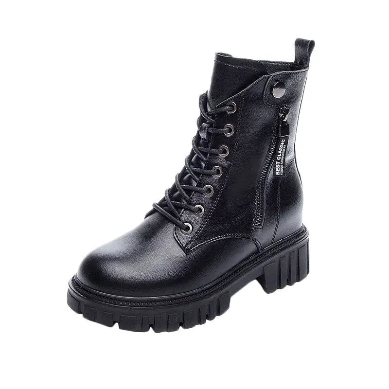 FASHIONABLE LEATHER BOOTS-VETEMENTS