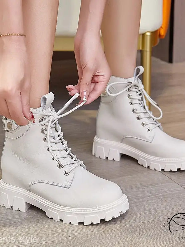 FASHIONABLE LEATHER BOOTS-VETEMENTS