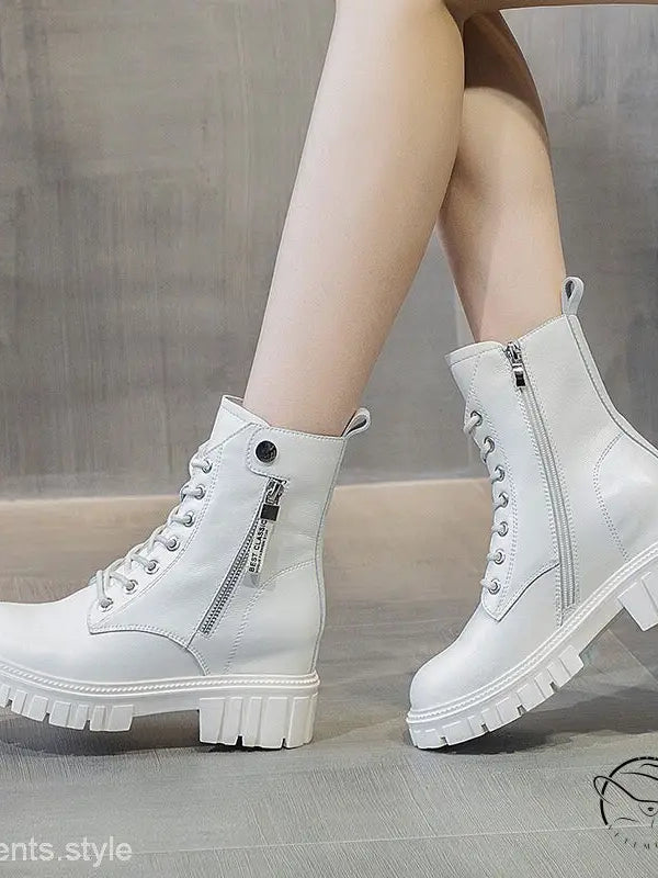 FASHIONABLE LEATHER BOOTS-VETEMENTS