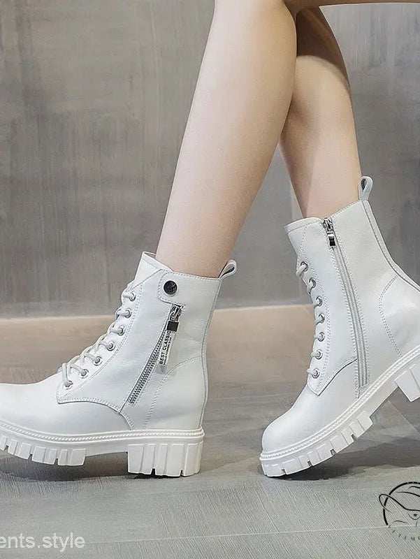 FASHIONABLE LEATHER BOOTS-VETEMENTS