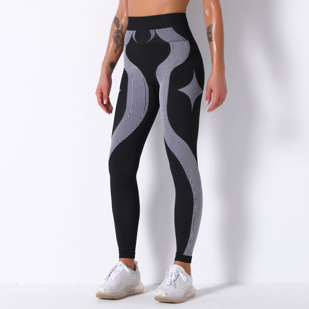 Seamless Stripes Yoga Pants