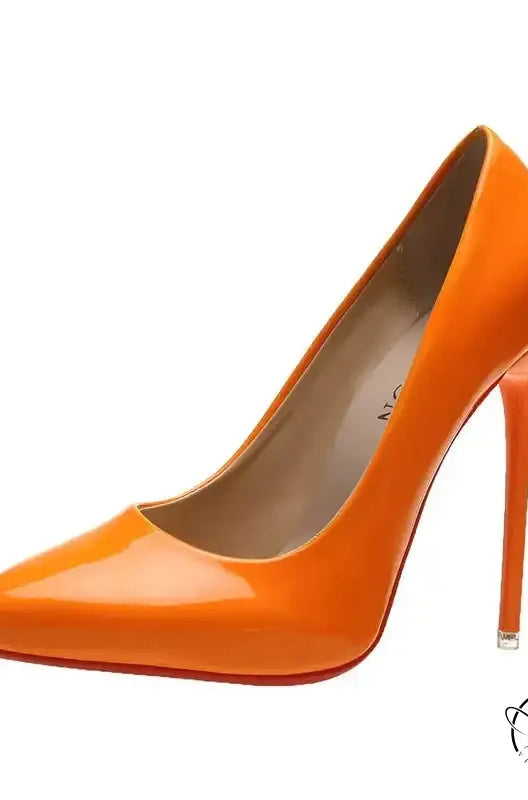 SLEEK PATENT LEATHER STILETTO HIGH HEELS-VETEMENTS