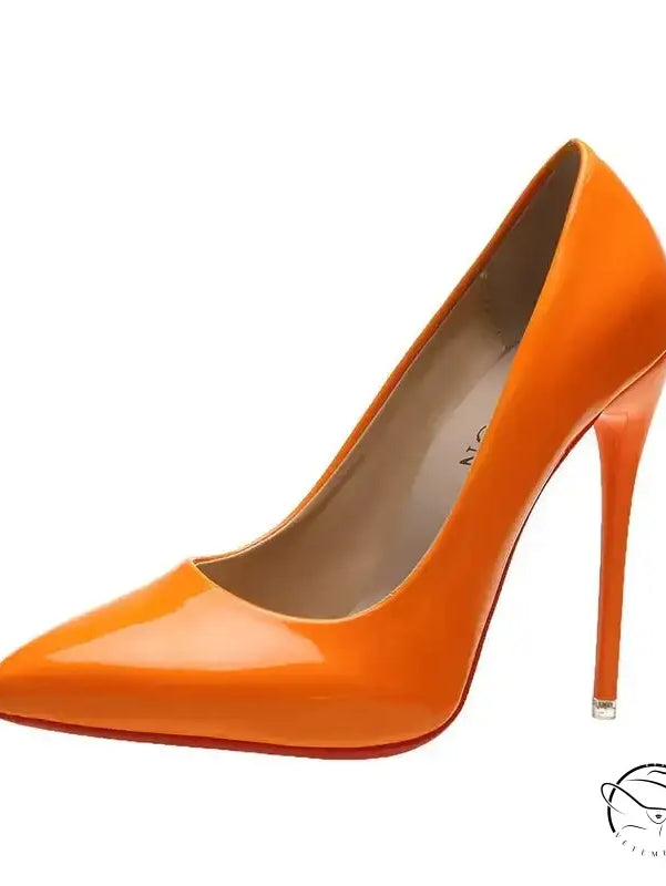 SLEEK PATENT LEATHER STILETTO HIGH HEELS-VETEMENTS