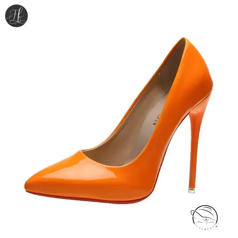 SLEEK PATENT LEATHER STILETTO HIGH HEELS-VETEMENTS