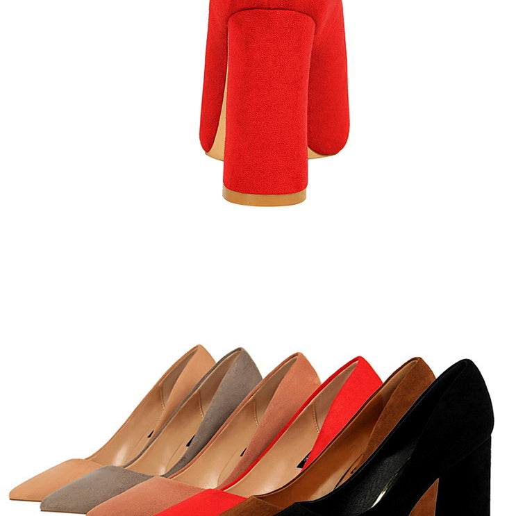 Assorted women’s block heel pumps from Langry enhance fashionable ملابس choices