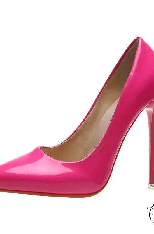 SLEEK PATENT LEATHER STILETTO HIGH HEELS-VETEMENTS