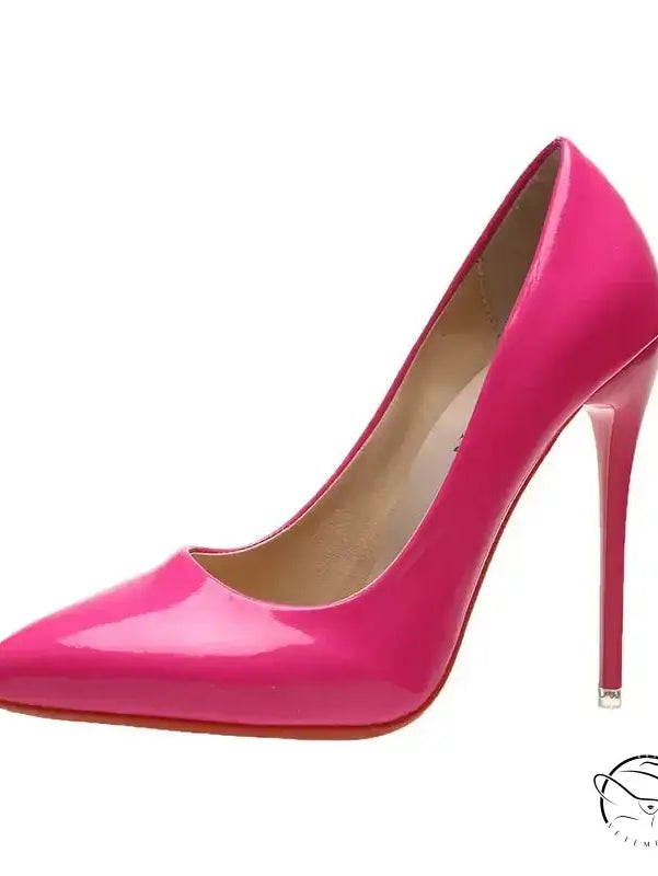 SLEEK PATENT LEATHER STILETTO HIGH HEELS-VETEMENTS