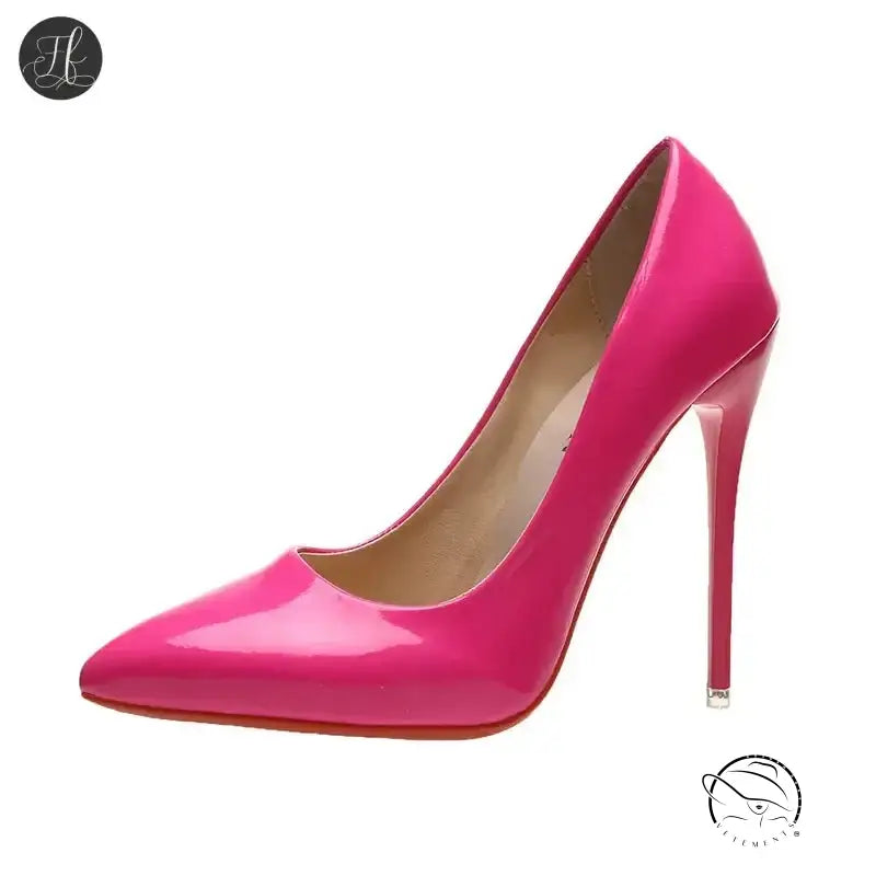 SLEEK PATENT LEATHER STILETTO HIGH HEELS-VETEMENTS