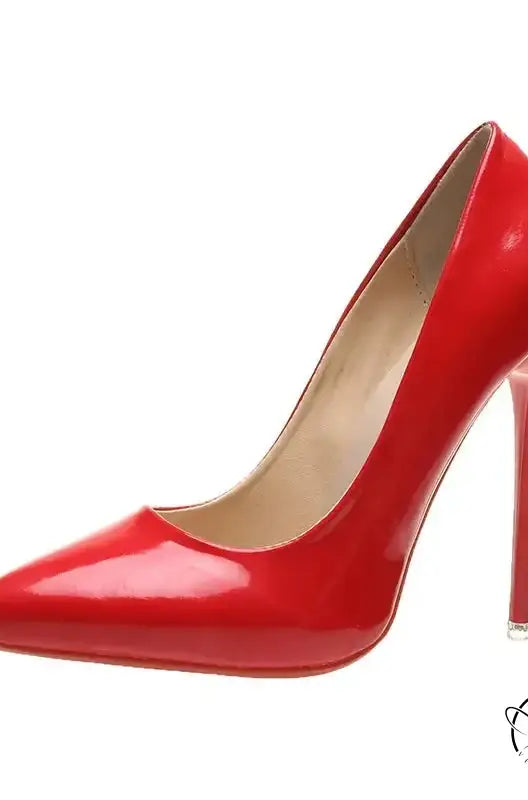 SLEEK PATENT LEATHER STILETTO HIGH HEELS-VETEMENTS