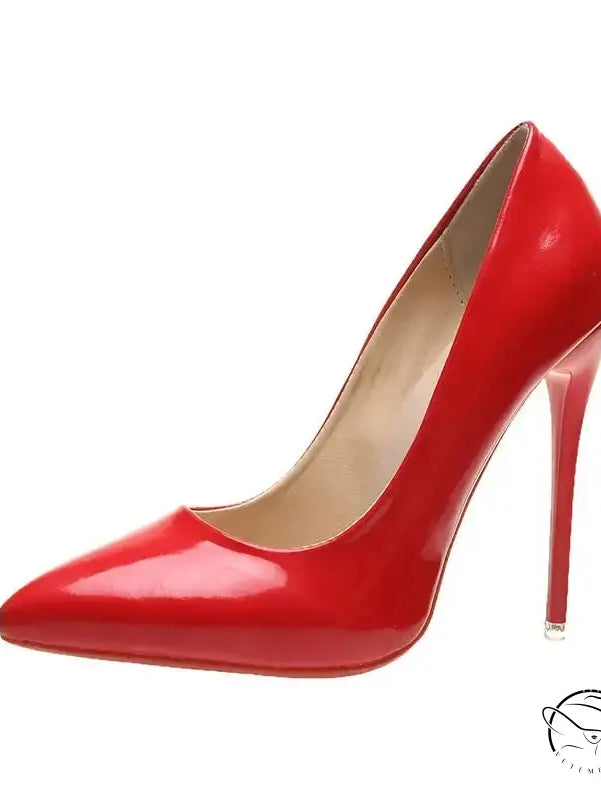 SLEEK PATENT LEATHER STILETTO HIGH HEELS-VETEMENTS