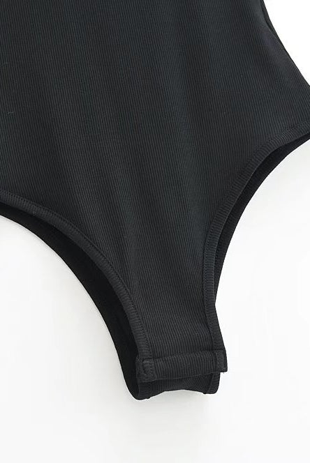 Wear Lace-up Halterneck Bodysuit Women Summer Tight Bottoming Crotch Spaghetti-strap Camisole Top