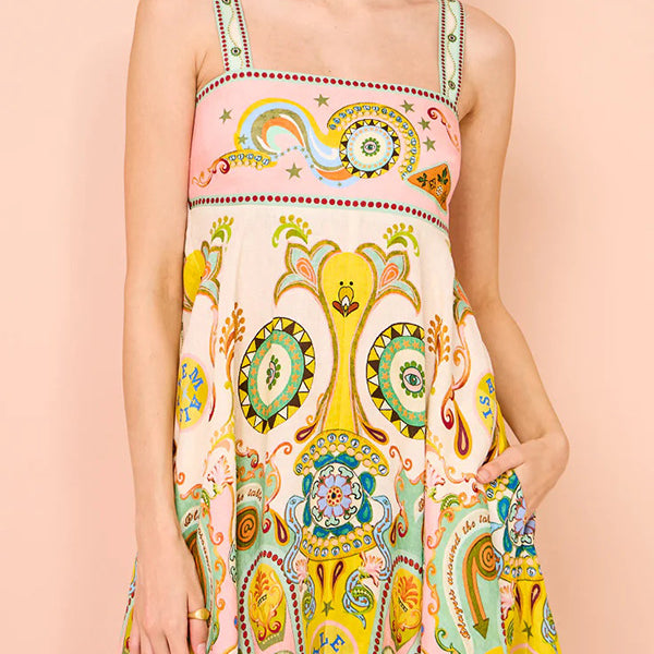 Comfy Cotton Linen Cami Dress