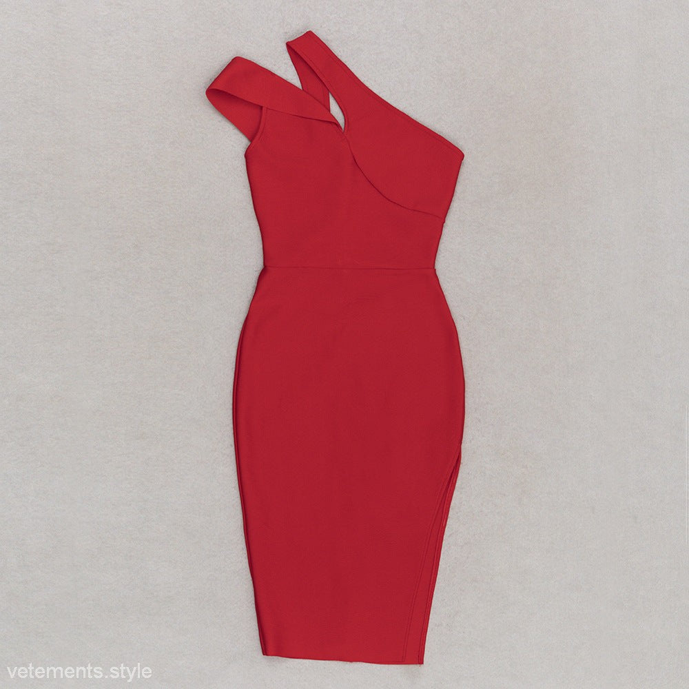 ELEGANT BACKLESS BANDAGE DRESS-VETEMENTS