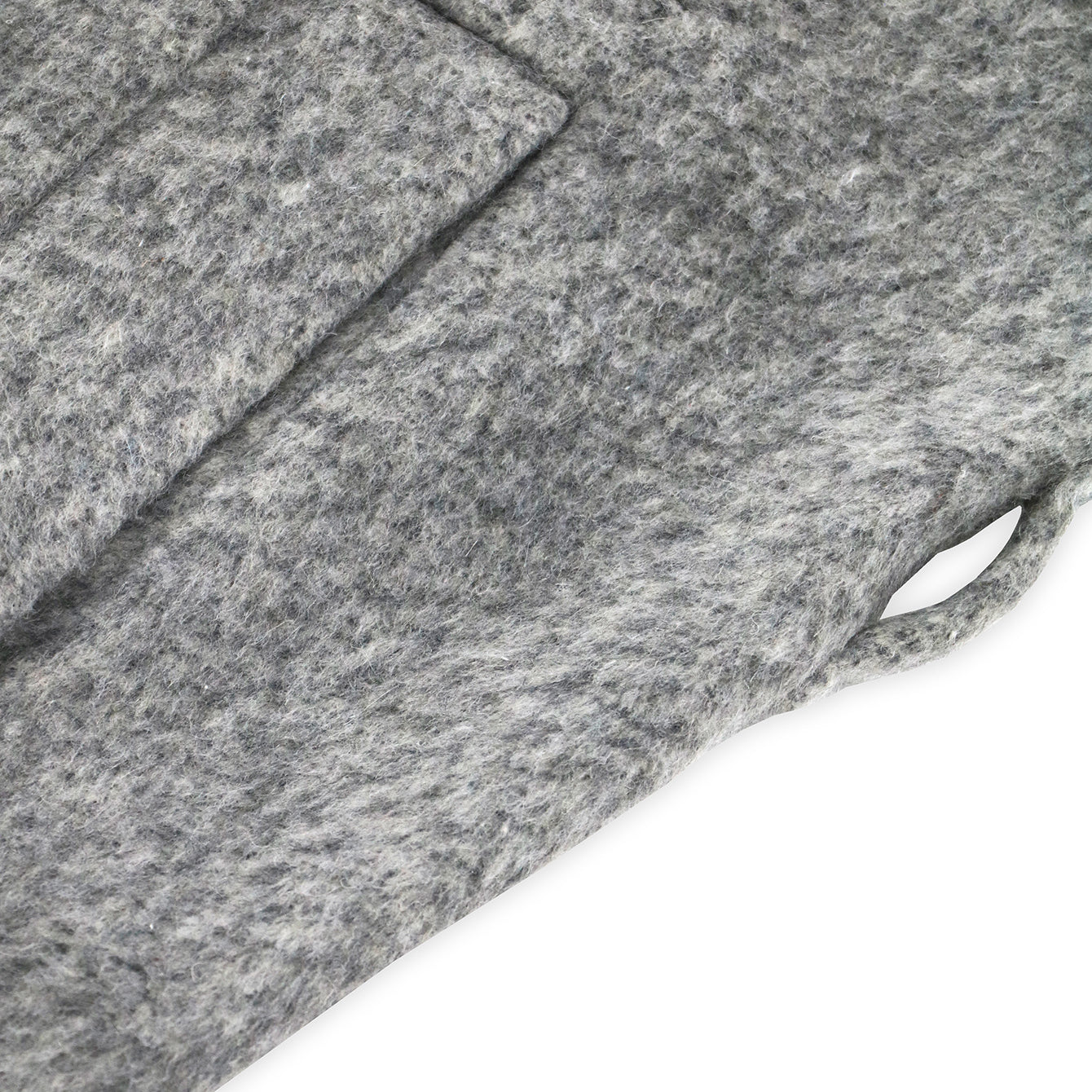 Gray wool coat detail from Comfy Slim Woolen Coat showcasing elegant fashion and ملابس