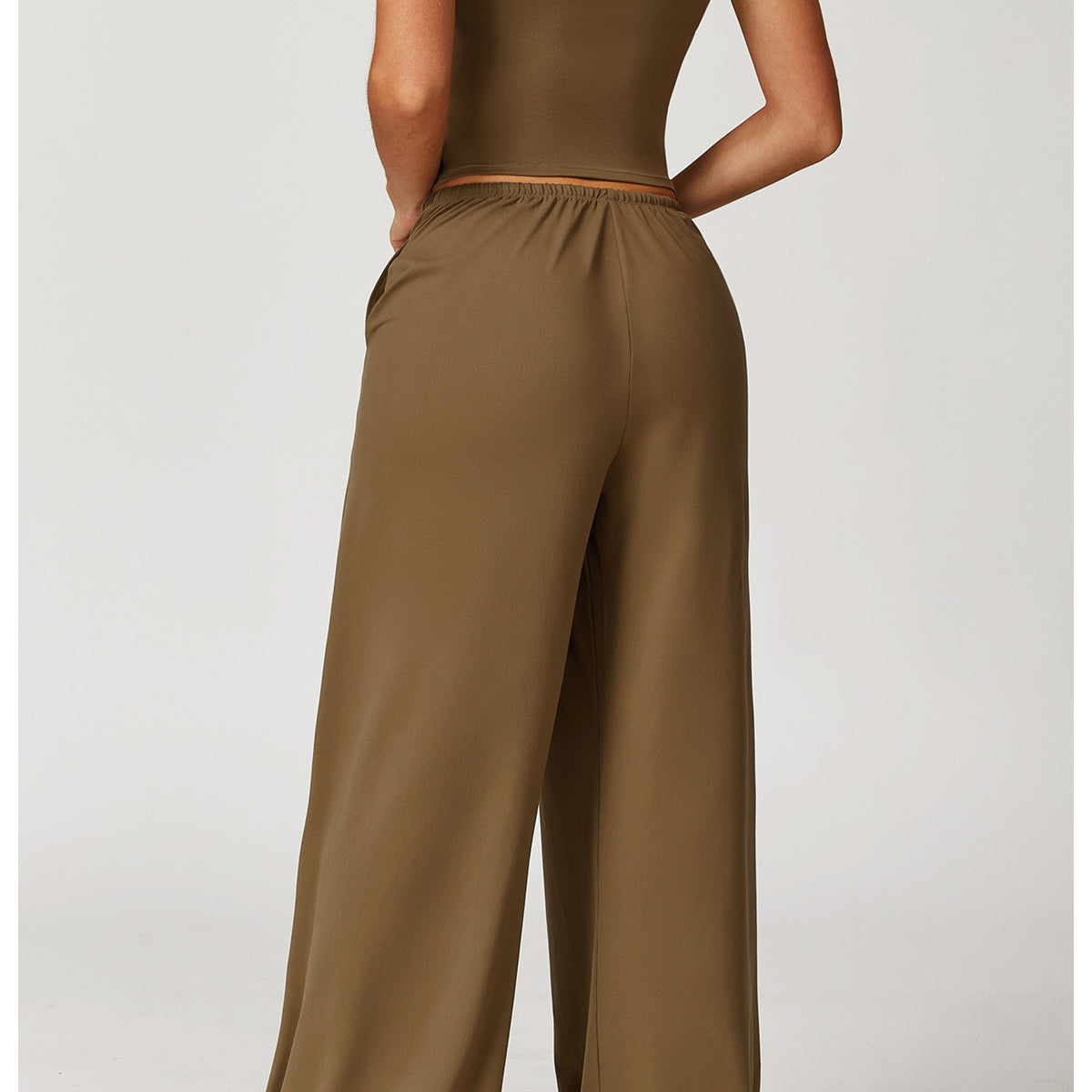 Embellished Wide Leg Loose Casual Pants