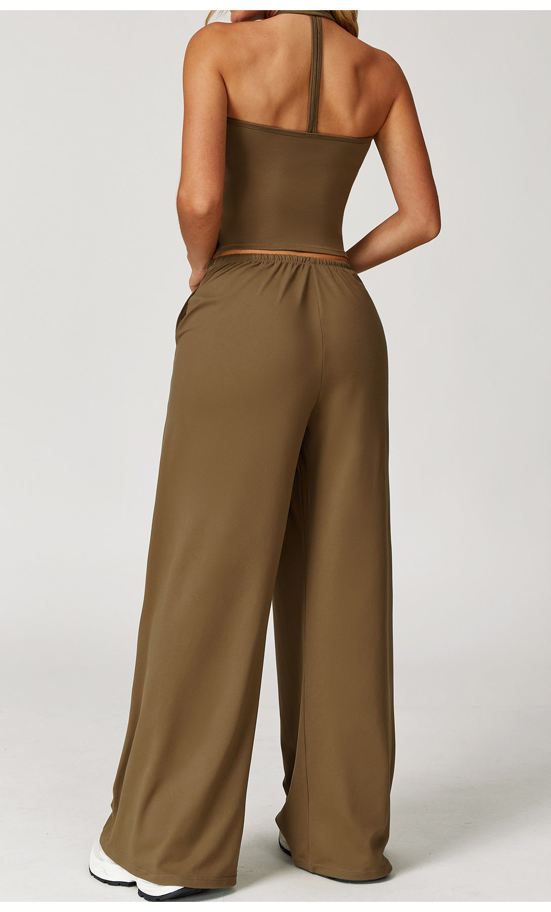 Embellished Wide Leg Loose Casual Pants