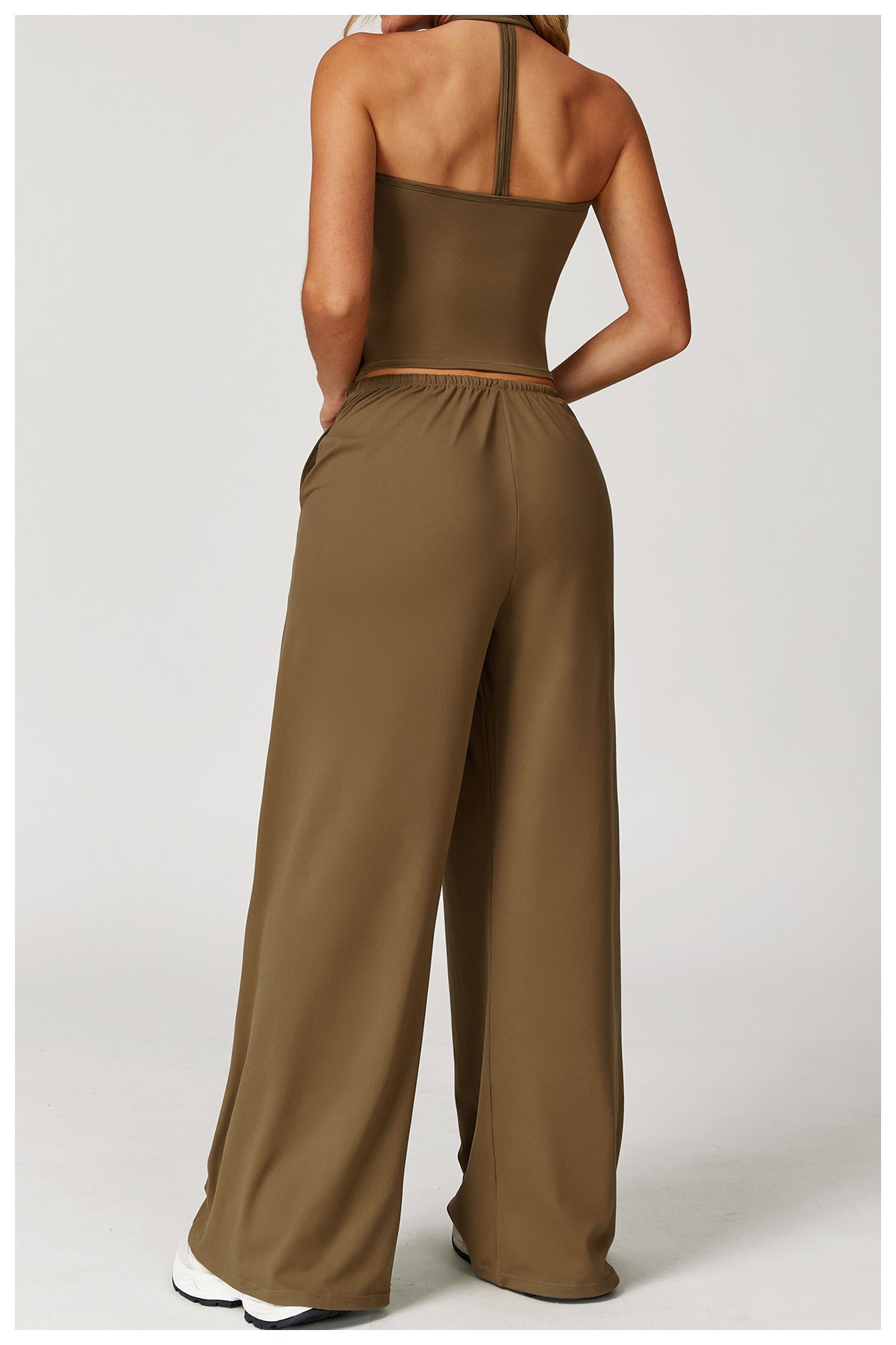 Embellished Wide Leg Loose Casual Pants