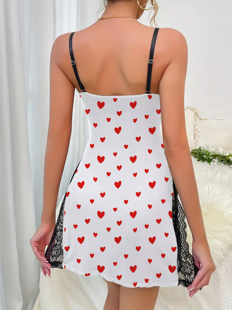 Lingerie Sling Dress Milk Silk Fabric