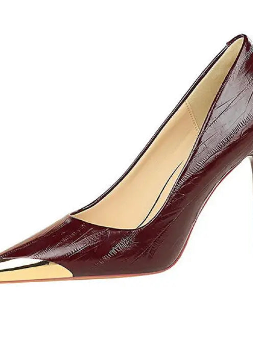 Cocktail Low Cut Shoes Pointed Stiletto Heels