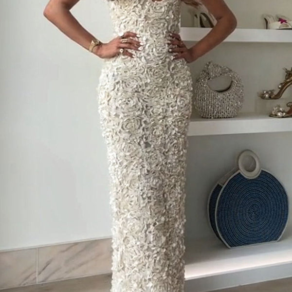 Spring Summer Strap Split Dress Casual Loose Vacation Women Clothing