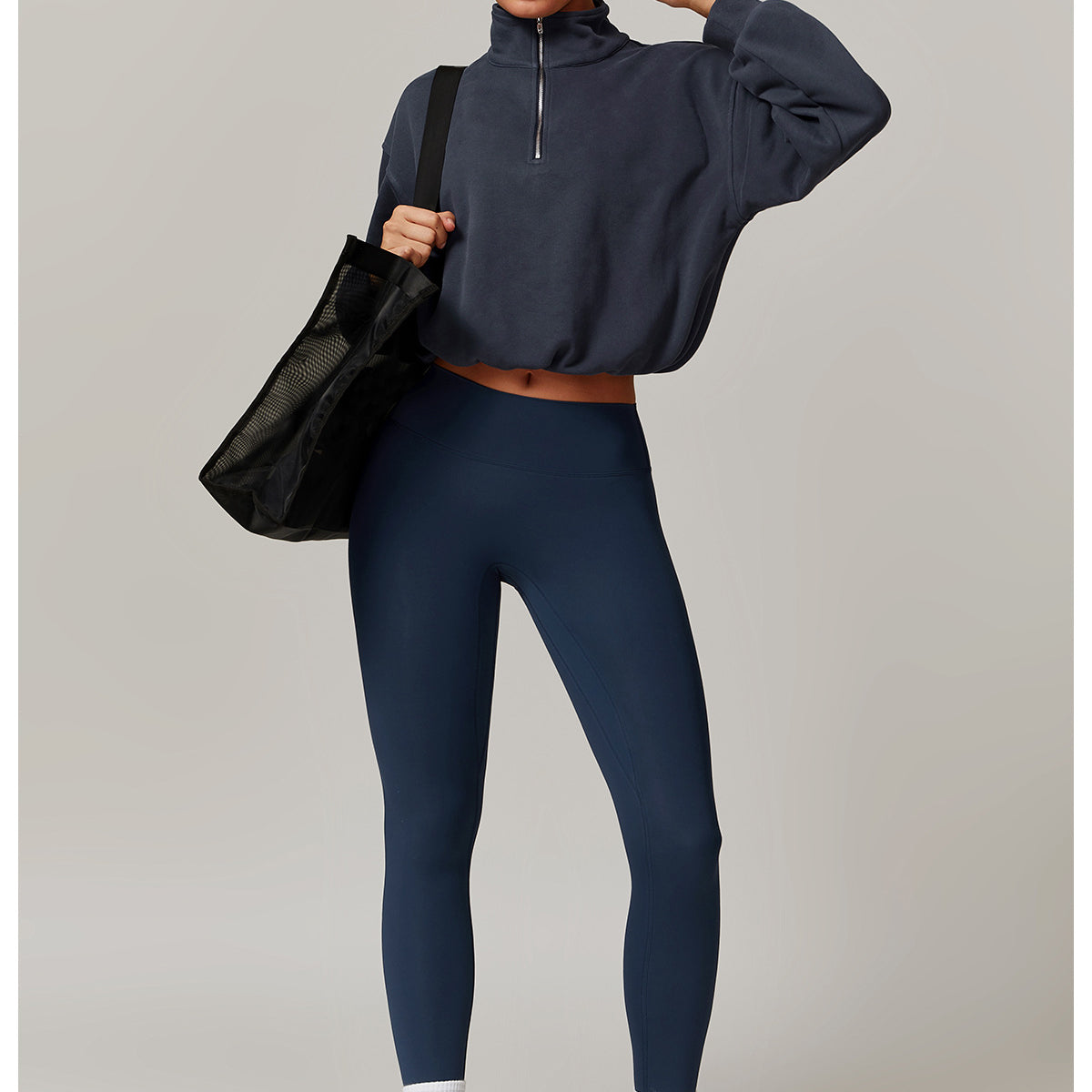 Casual Loose Sweatshirt Warm Running Fitness Top