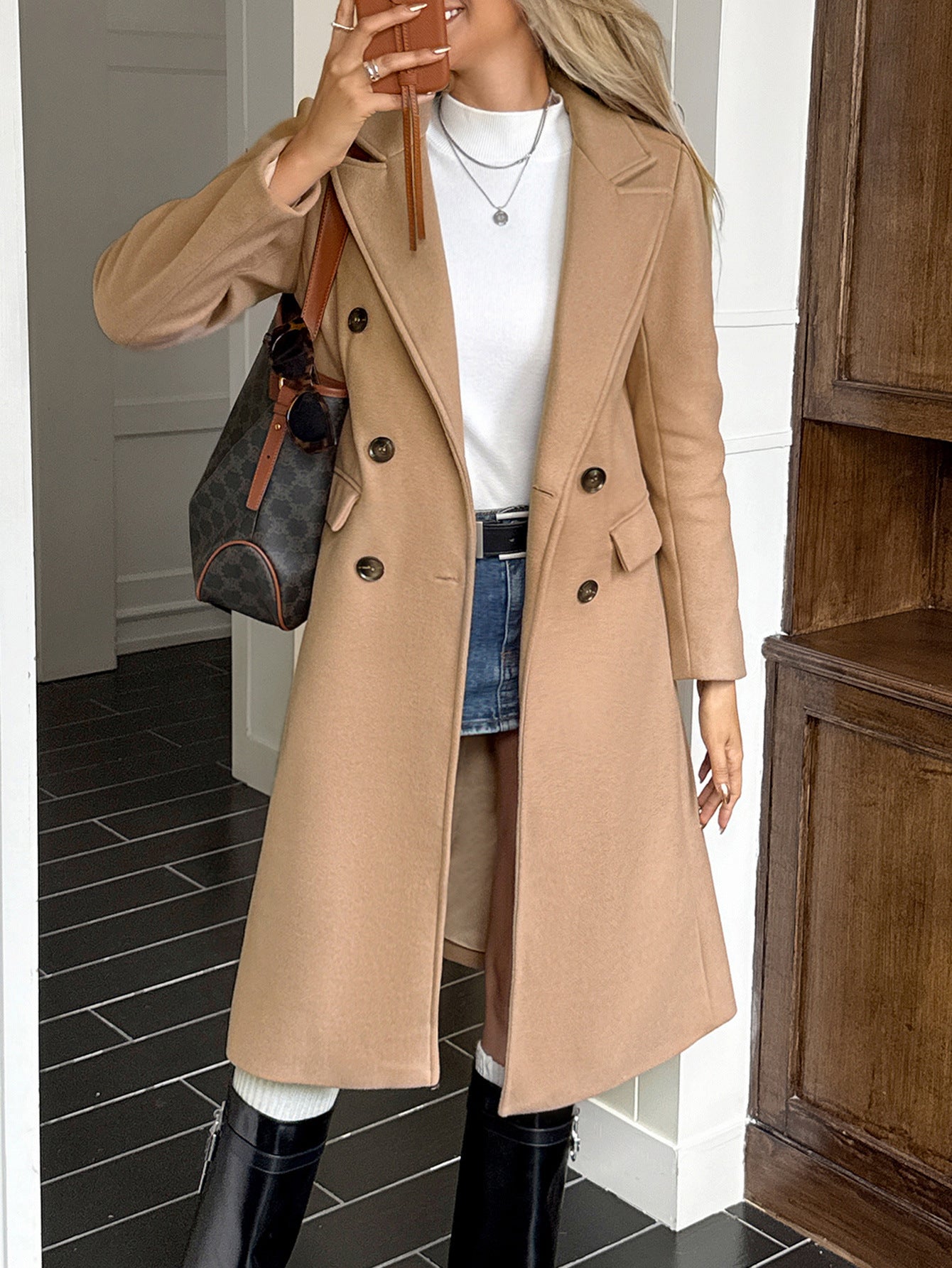 Casual Long Sleeve Coat