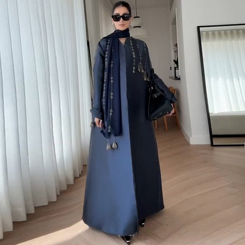 Modern British Retro Embroidered Coat