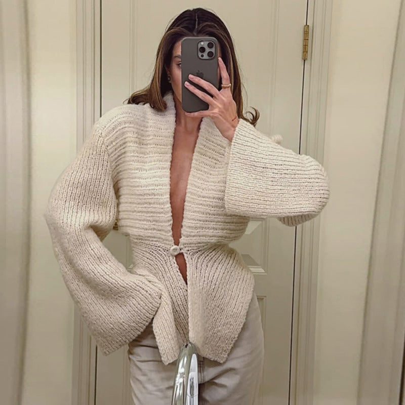 Winter Loose Sweater Cardigan Coat