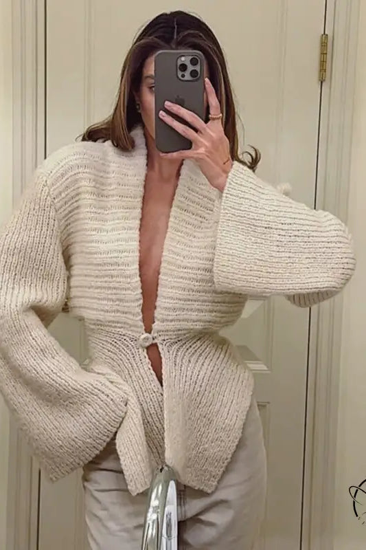 Winter Loose Sweater Cardigan Coat
