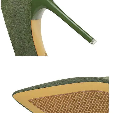 Fashionable Figure Flattering Side Hollow out Cutout High Heels