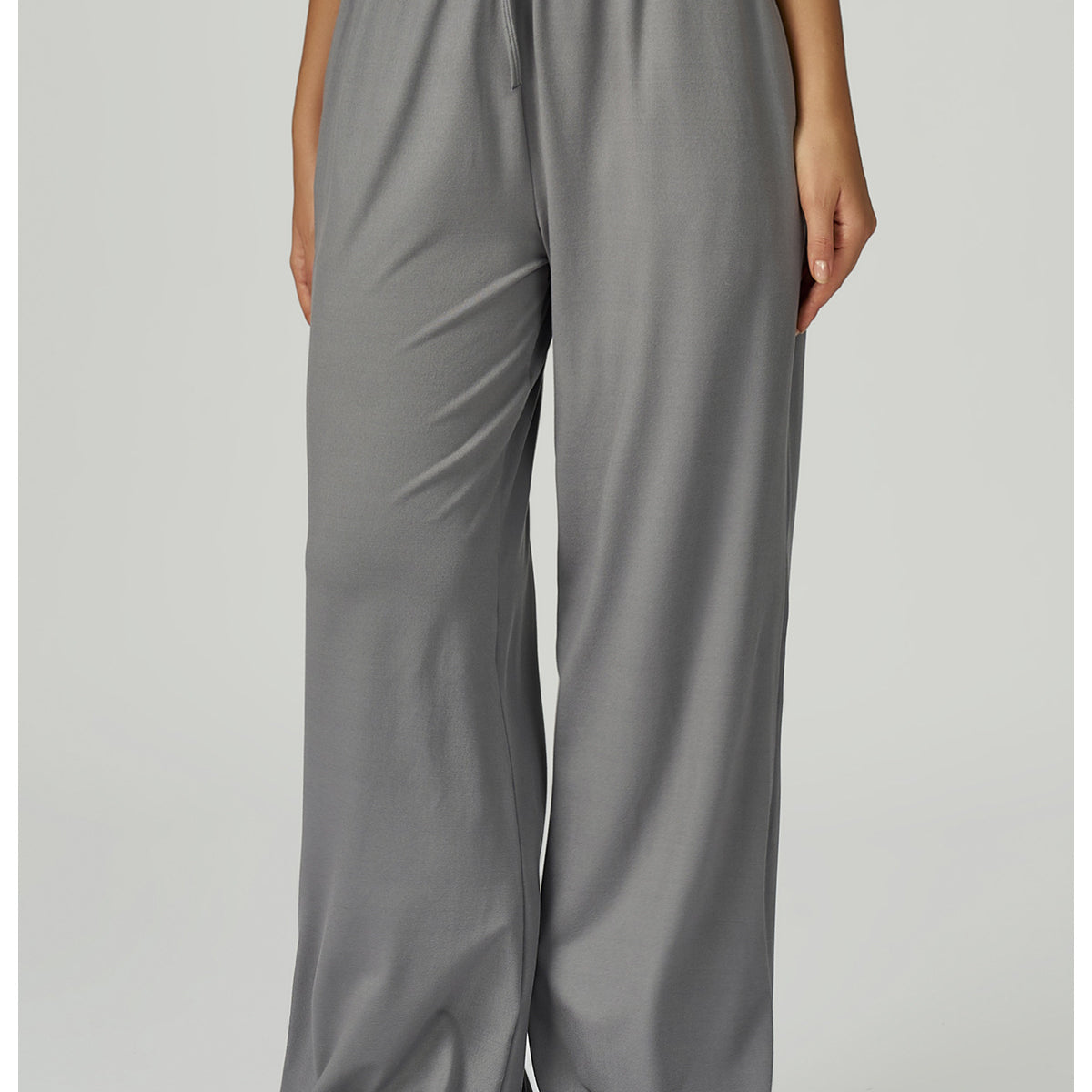 Embellished Wide Leg Loose Casual Pants