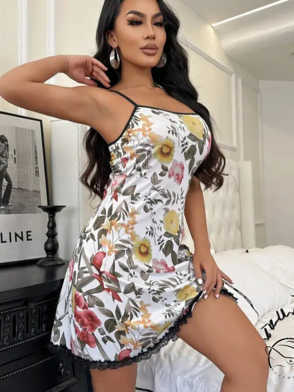 Lingerie Summer Slip Nightdress Backless Seduction Homewear