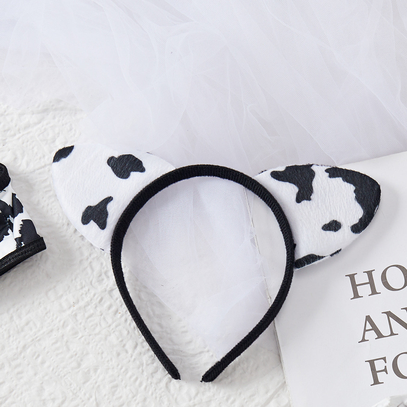 Underwear Cow Leopard Halloween Character Cosplay Clothes Hollow out Cutout Backless Halter Set