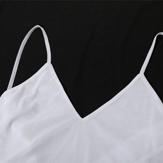 White V-neck camisole, stylish womens fashion essential from Summer Women Clothing collection