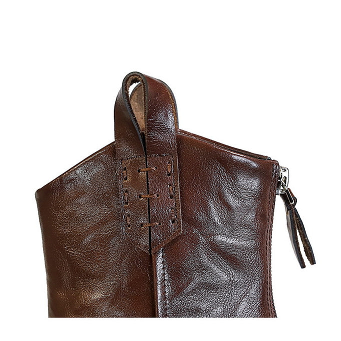 Retro Grip Pattern Winter Boots