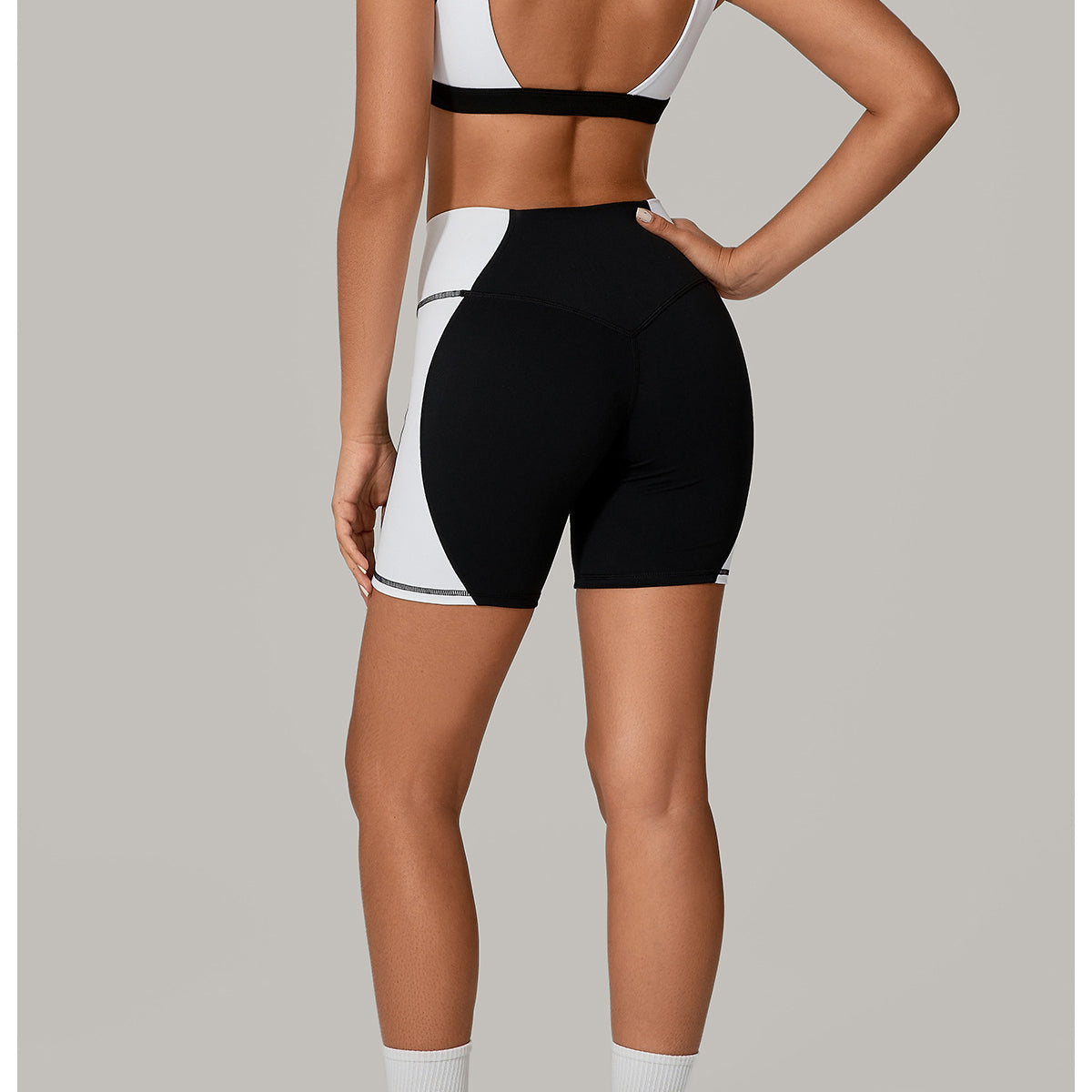 Color Matching Tight Quick Drying Fitness Clothes