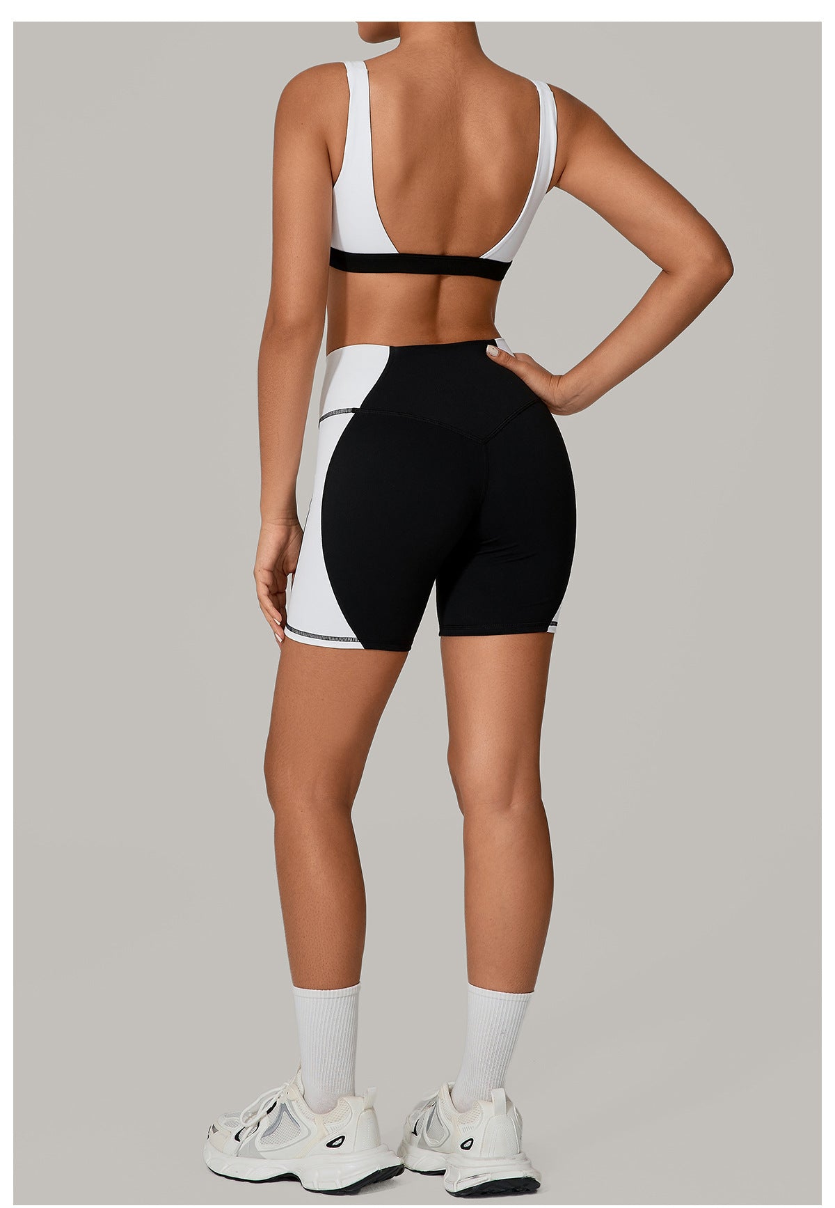 Color Matching Tight Quick Drying Fitness Clothes