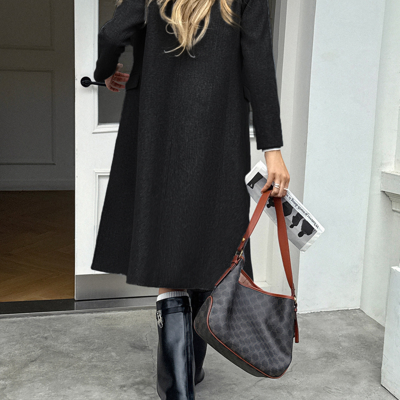 Casual Long Sleeve Coat