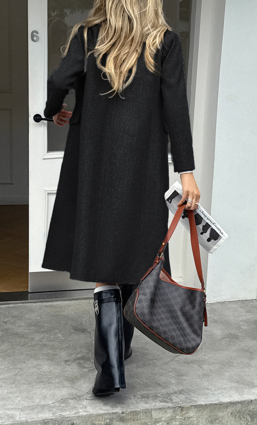 Casual Long Sleeve Coat