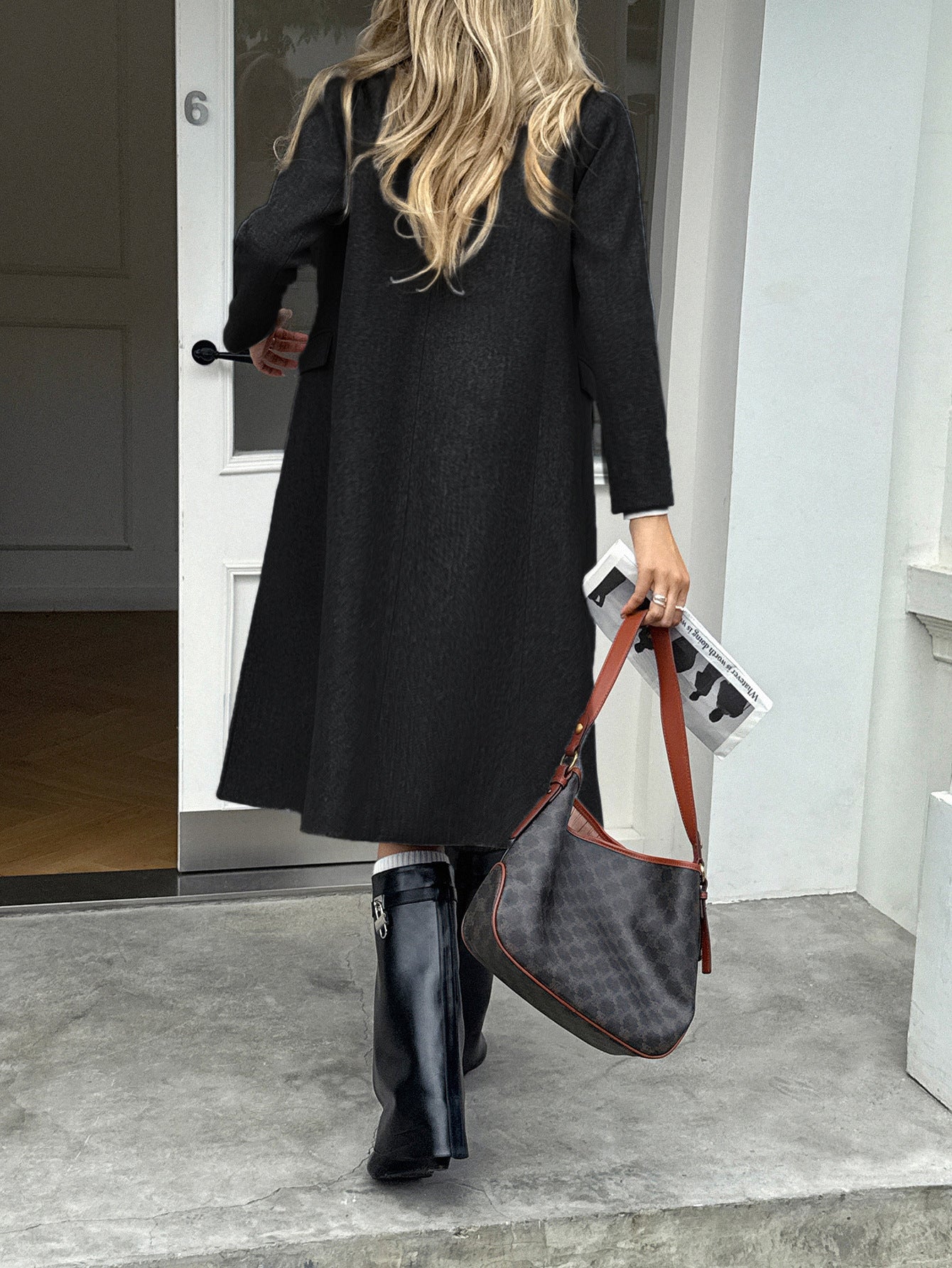 Casual Long Sleeve Coat